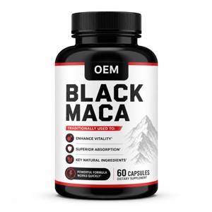 Capsules de Maca Noire Pure à 100 % de Marque Privée, Maca Péruvienne Premium, Capsules Végétaliennes, 60 Unités pour Hommes et Femmes, Origine Inde - Product Image 2