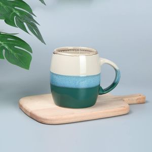 18 oz grande tazza di caffè in ceramica bocca rotonda grande tazza da tè lavastoviglie e microonde per uso ufficio e casa - Product Image 6