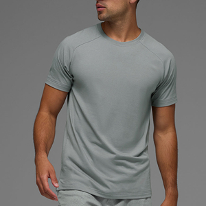 Camiseta Esencial de Algodón para Hombre, Manga Corta, Cuello Redondo, Transpirable, Cómoda, Ligera, para Verano - Product Image 6