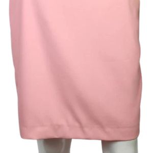 Jupe crayon rose AKA pour femme, coupe ajustée, longueur genou, idéale pour le bureau, tenue professionnelle confortable et classique - Product Image 5