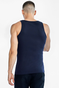 เสื้อกล้ามผู้ชายแขนกุดผ้าฝ้ายระบายอากาศได้ดีมีสไตล์และทันสมัย - Product Image 3