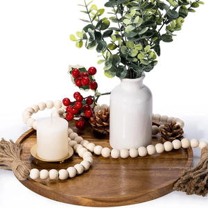 Bandeja de Servicio de Desayuno de Madera Aaliyan Impex al por Mayor, Diseño Floral, Asas Ergonómicas para Hoteles, Casas de Huéspedes y Resorts - Product Image 5