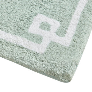 Tapis de bain en coton Seafoam de qualité supérieure, très doux, super absorbant, lavable en machine, réversible, vente en gros - Product Image 4