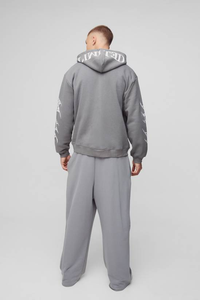 Sudaderas con Capucha Negras de Alta Calidad para Hombre al por Mayor, Logotipo Personalizado, Tejido Grueso 100% Algodón, Corte Regular, Forro Polar de Invierno, Resistentes al Viento - Product Image 5