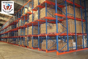 ระบบจัดเก็บสินค้าแบบไดรฟ์อินแร็คกิ้งที่มีความหนาแน่นสูง ช่วยให้รถยกเข้าถึงได้ ช่วยเพิ่มประสิทธิภาพการใช้พื้นที่คลังสินค้าสำหรับอุตสาหกรรม - Product Image 3