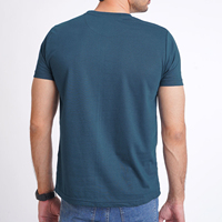Stock, Vêtements en gros, Balles de vêtements mixtes, Vêtements usagés, T-shirt homme en maille épaisse à impression numérique graphique, nouveau style