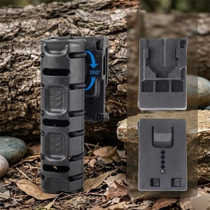 Étui tactique modulaire pour lampe torche 360 °   Étui <span class=keywords><strong>de</strong></span> rangement <span class=keywords><strong>télescopique</strong></span> rotatif, fixation pour ceinture <span class=keywords><strong>de</strong></span> service, kit d'équipement extérieur - Product Image 3