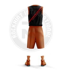 Uniforme de basketball de qualité supérieure, confectionné en tissu polyester, offrant une coupe athlétique, une respirabilité et une résistance longue durée pour les matchs. - Product Image 3