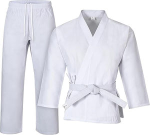 Uniforme de Karate con Logotipo Personalizado Aprobado por la Fábrica, para Bebés y Niños Pequeños, de Secado Rápido, Transpirable, de Algodón, Ropa de Artes Marciales, Diseño Personalizado - Product Image 2