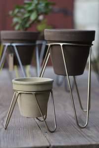 Support de plantes en métal pour intérieur et extérieur, étagère porte-pot de fleurs robuste pour plantes en pot - Product Image 3