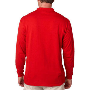 Chemise à manches longues pour homme, coupe classique, couleur unie, extensible, respirante, légère, décontractée, à porter au quotidien, col tricoté - Product Image 6