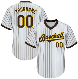 เสื้อเบสบอลทีม โพลีเอสเตอร์ คอวี ไม่มีกระดุม ขายส่ง - Product Image 6