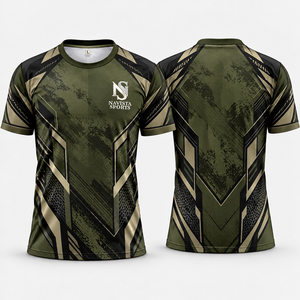Camiseta Casual de Manga Corta para Hombre, Corte Regular, Sublimada, 100% Poliéster, Transpirable, Ecológica, Anti-UV, de Secado Rápido - Product Image 6