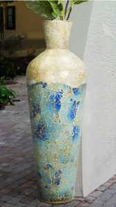 แจกันดอกไม้งานประดิษฐ์ทำจากโลหะหรูหราแจกันตั้งพื้นสำหรับงานแต่งงานบ้านโรงแรมวิลล่าแกลเลอรีร้านอาหารตกแต่งจากอินเดีย - Product Image 3