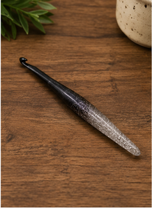 Imperial Crafted Home Resin <b>Crochet</b> <b>Hook</b> Set Handcrafted Artistic Hand Painted Yarn Weaving Tools Round 18cm 2mm - Product Image 3