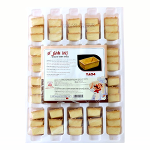 ขายส่งทาร์ตอบจากโรงงานโดยตรง ฮาลาล รับผลิตแบบ OEM/ODM ขนมหวานคุณภาพดีที่สุด ทาร์ตไข่แช่แข็งแบบอบ รุ่น YA04 720 กรัม สำหรับร้านเบเกอรี่ - Product Image 1