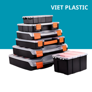 66L <b>Foldable</b> Waterproof Heavy Duty Plastic <b>Crate</b> Virgin Material VIET PLASTICS for Warehouse and Industrial Storage Applications - Product Image 4