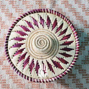 Cesta Multifuncional de Hierba Natural Moonj con Tapa, Cestas Ecológicas de Hierba Natural Moonj - Product Image 1