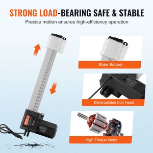 Attuatore Lineare ad Alta Velocità da 13 Pollici, Kit Attuatore di Movimento 0.55'/s 24V 220lbs/1000N per Sollevamento TV/Tavolo/Divano - Categoria Prodotto: Cilindri - Product Image 5