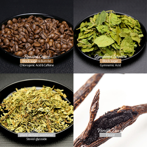 Café Dietético Dulce Sin Azúcar, Sabor Vainilla con Hierbas de Gymnema, Café Dulce Sin Azúcar Hecho en Japón - Product Image 3