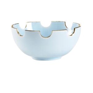 Tazón de Metal para Ensaladas, Apto para Contacto con Alimentos, Suministros para Hoteles y Restaurantes, Tazón para Servir Alimentos, Utensilios de Cocina Decorativos, Tazones Personalizados de Última Moda - Product Image 1