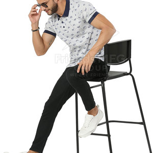 เสื้อเชิ้ตผู้ชายแขนสั้นแบบลำลอง ดีไซน์สั่งทำคุณภาพสูง ผลิตตามแบบ OEM เป็นมิตรกับสิ่งแวดล้อม น้ำหนักเบา แห้งเร็ว - Product Image 5