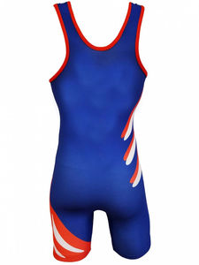 Combinaison de lutte personnalisée pour hommes, tenue de sport décontractée avec technique de lavage, combinaisons de lutte sublimées en gros - Product Image 3