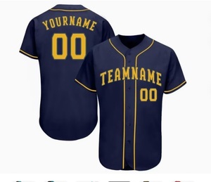 Maillot de baseball personnalisé avec logo par sublimation, T-shirt, pull d'équipe, uniforme de baseball et tenue de softball, maillots de baseball - Product Image 3