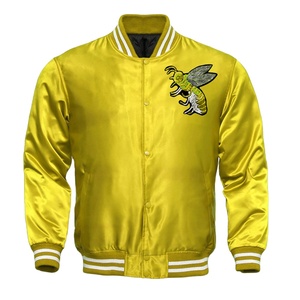 Veste en laine de Sport pour hommes, couleur personnalisée, manches en cuir, lettres, Baseball, école, équipe d'équipe - Product Image 1