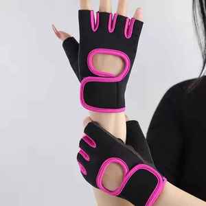 Men and Women's Anti-Slip PU Gym <b>Gloves</b> for <b>Weight</b> Lifting Workout Exercise <b>Training</b> Fitness Bodybuilding - Product Image 1