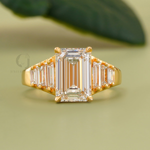 Luxury 2.08CT Lab Grown Diamond Floral Cluster <b>Studs</b> 14K Rose Gold VVS EF Round Pear Halo Earrings Yellow Gold Finish Wholesale - Product Image 1