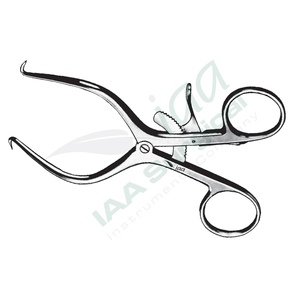 Retractor autoajustable Weitlaner de acero inoxidable para tejidos blandos, para procedimientos quirúrgicos pediátricos y de campo pequeño. - Product Image 1