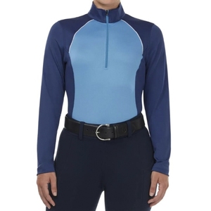 Chemise de base à manches longues pour l'équitation ODM pour femmes, coupe ajustée et anti-transpiration, par Alexandria - Product Image 1