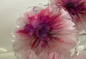 Juego de Posavasos de Resina Floral de Color Personalizado, Ecológicos, Pintados a Mano, Posavasos para Bebidas con Flores Hechas a Mano - Product Image 5