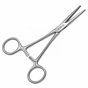 คีมหนีบหลอดเลือด Crile Hemostatic Forceps ขนาด 14 ซม. แบบตรง ทำจากเหล็กกล้าไร้สนิม สำหรับผ่าตัด ใช้หนีบหลอดเลือดแดง คีมหนีบหลอดเลือดชนิด Hemostat อุปกรณ์ทางการแพทย์ ได้รับการรับรองมาตรฐาน CE - Product Image 1