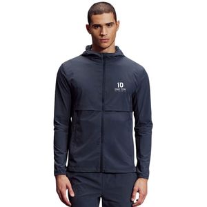 Wholesale Mens Performance Windbreaker <b>Coat</b> Lightweight Breathable Running Jacket Outdoor Sportswear Full Zip Clothing - Product Image 1