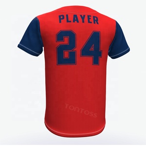 Maillot de baseball personnalisé par sublimation |   Uniformes d'équipe OEM |   Ensemble d'uniformes de baseball respirants et à séchage rapide USA - Product Image 4