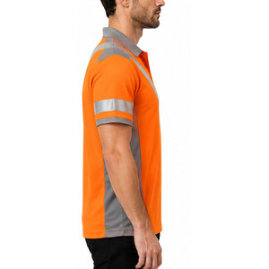 เสื้อโปโลผู้ชายใส่สบาย ระบายอากาศได้ดี แขนสั้น มีปก ผ้าคอตตอนผสม เหมาะสำหรับพนักงาน ชุดยูนิฟอร์ม ชุดทำงาน - Product Image 5