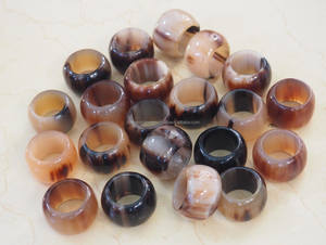 Cuerno de buey hecho anillo Natural tamaño personalizado con brillante pulido mejor calidad Natural búfalo buey vaca HornRing cuerno joyería por FWE - Product Image 6