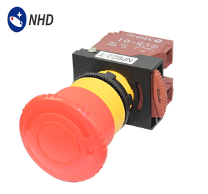 Interruptor de emergencia de giro para soltar, 1NC, rojo, 1 A, 1 A, - Product Image 1