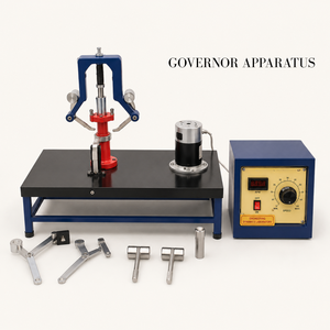 Motorised Governor Apparatus | Variable Speed Governor <b>Trainer</b> | Mechanical Engineering Lab Equipment | Electric Motor OEM - Product Image 1
