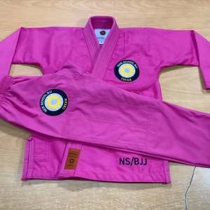 Uniforme de artes marciales de alta calidad para niños 100% algodón BJJ GI traje de entrenamiento al por mayor - Product Image 3