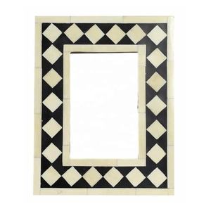 High Quality Bone Inlay Photo <b>Frame</b> Black & Beige Natural Bone for Table Display Showcase Photo <b>Frame</b> Wedding Gifted Photo <b>Frame</b> - Product Image 2