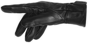 Gants de conduite en cuir pleine fleur pour homme, style classique, en cuir véritable, en stock - Product Image 3