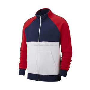 2024 suministro directo de fábrica al por mayor OEM logotipo personalizado hombres chándales/Venta caliente último Casual contraste Color hombres chándales - Product Image 1