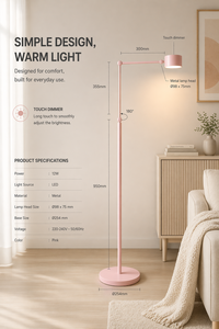 European Iron ODM Switch Control Indoor Lumental AC Power LED Ra80 85lm/W High Brightness 3000K Dimmable Detachable Lamp - Product Image 2