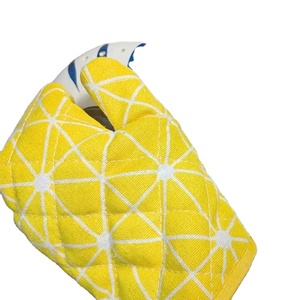 Gants de cuisine matelassés en coton 153g personnalisés, isolants thermiquement, imperméables, résistants à la chaleur, pour barbecue, toutes saisons - Product Image 5