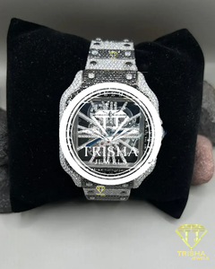 Luxury VVS Moissanite Diamond Watch 925 Sterling Silver Iced Out Square Dial <b>Wristwatch</b> Gift for Men Women - Product Image 4