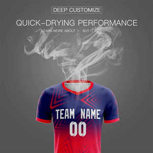 Ensemble d'uniformes de football personnalisés, tissu polyester respirant, maillot et short de football, sublimation, nom, numéro et logo personnalisés pour les matchs d'équipe - Product Image 6