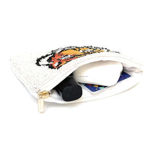 กระเป๋าคลัทช์ลูกปัดทำมือสไตล์ออร์ลีนส์ ปักลายตัวอักษร ประดับเลื่อม กระเป๋าซิปใส่เหรียญ สีสันสดใส กระเป๋าใส่เหรียญแบบกำหนดเอง ทันสมัย  ธีมงานเทศกาล - Product Image 6